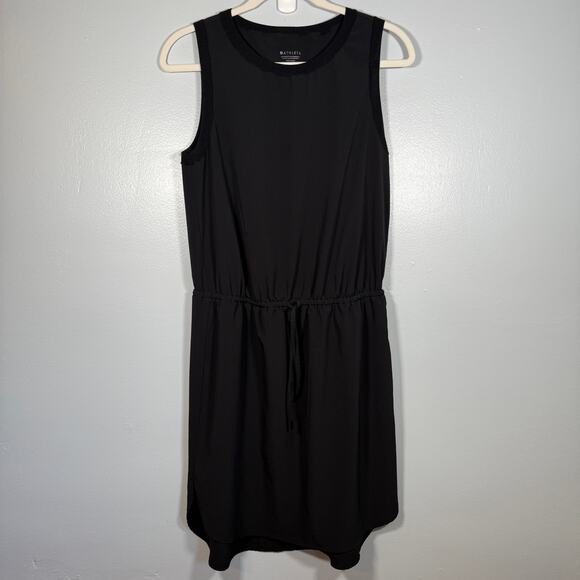 Athleta Rincon Dress Black Small Sleeveless Travel Casual Sporty-Chic - Picture 2 of 5